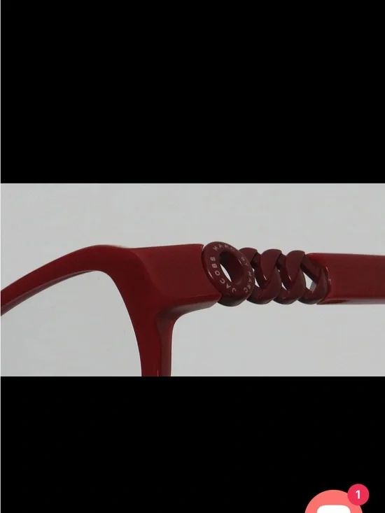 New Marc Jacobs 542 Eyeglasses - red, - Picture 7 of 9